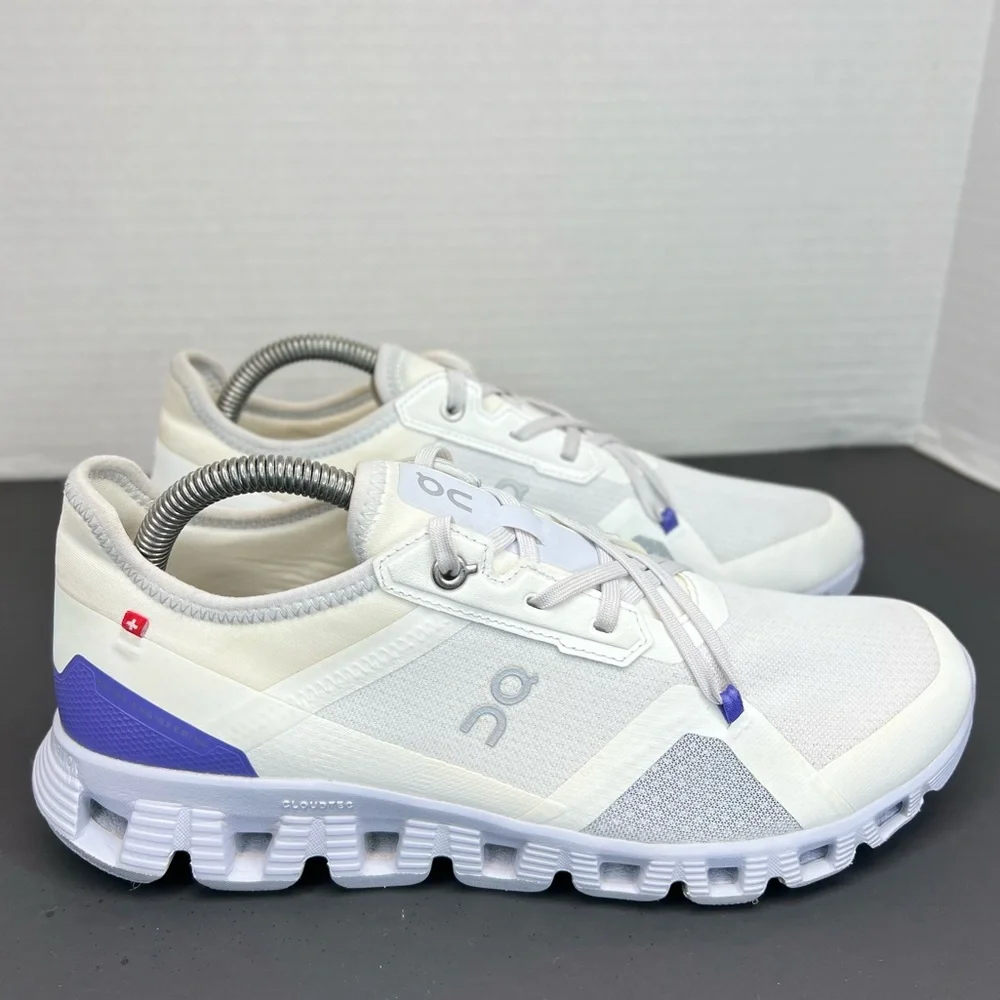 On Cloud X 3AD Womens Sz 9 3WD30301375 Undyed/Nimbus Superb Clean No Box - Picture 3 of 16
